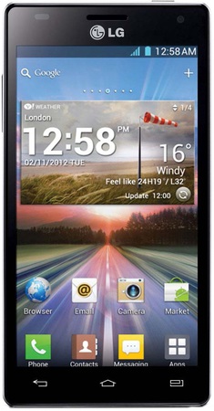 Смартфон LG Optimus 4X HD P880 Black - Пушкино